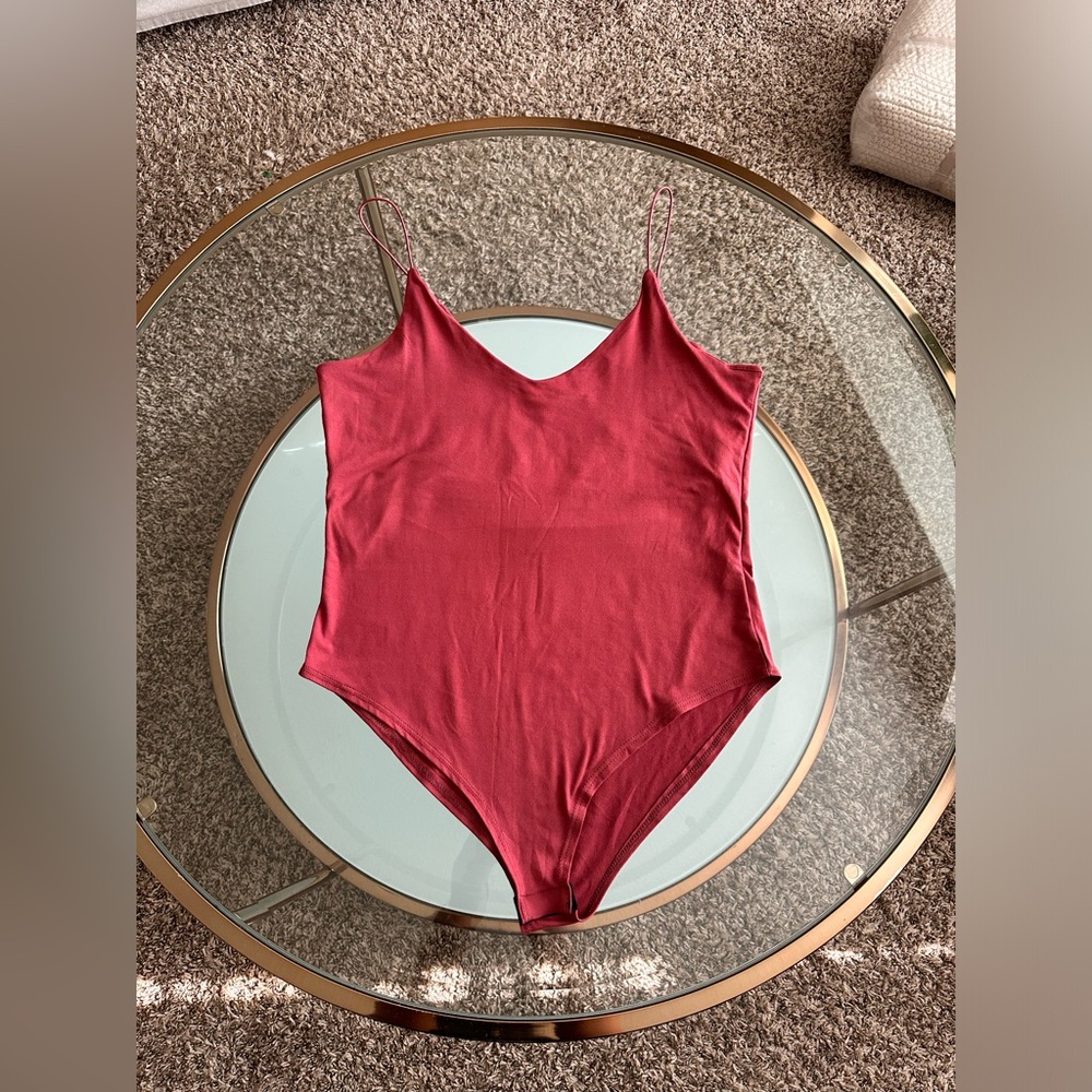 Gaze Spaghetti Straps Bodysuit
